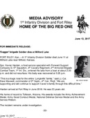 1st Infantry Division Press Releases - 06.13.2017