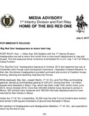 1st Infantry Division Press Releases - 07.05.2017