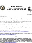 1st Infantry Division Press Releases - 07.07.2017