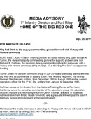1st Infantry Division Press Releases - 09.25.2017