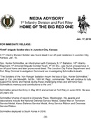 1st Infantry Division Press Releases - 01.17.2018