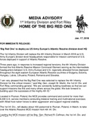 1st Infantry Division Press Releases - 01.17.2018