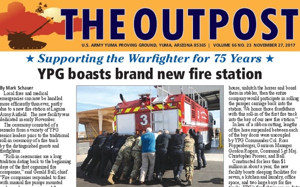 The Outpost - U.S. Army Yuma Proving Ground - November 27, 2017