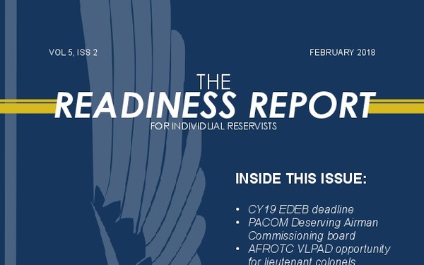 The Readiness Report - February 23, 2018