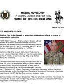 1st Infantry Division Press Releases - 03.19.2018