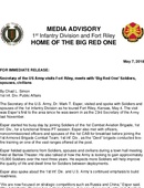 1st Infantry Division Press Releases - 05.07.2018