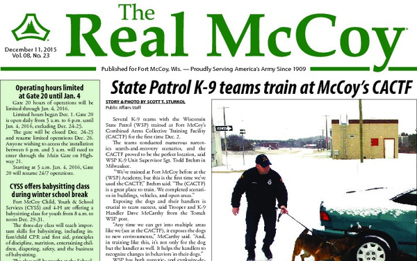 The Real McCoy - December 11, 2015