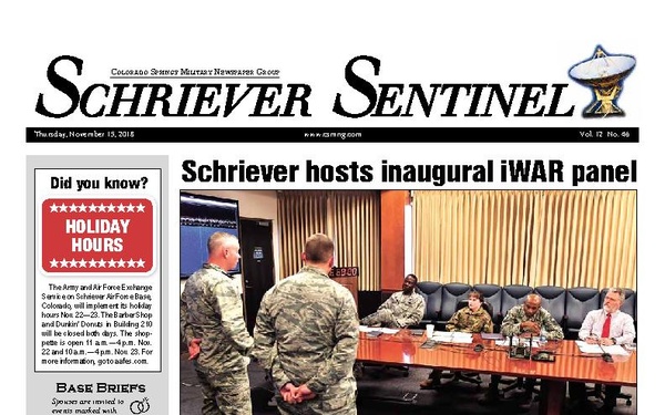 Schriever Sentinel  - November 15, 2018