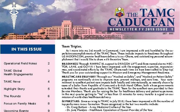 TAMC CADUCEAN - October 1, 2018