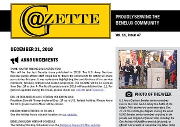 The Gazette  - 12.21.2018