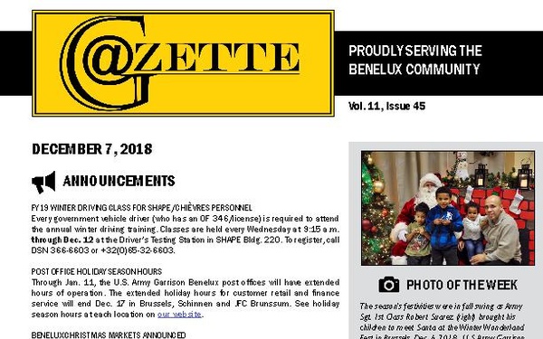 The Gazette  - December 7, 2018