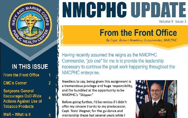Navy and Marine Corps Public Health Center (NMCPHC) Publications - August 29, 2019