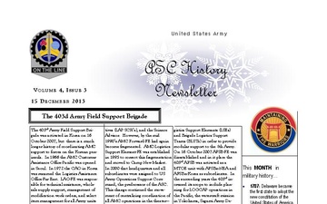ASC History Newsletter - 12.16.2013