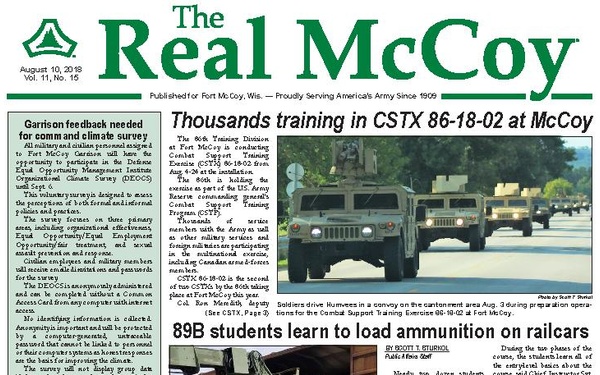 The Real McCoy - August 10, 2018