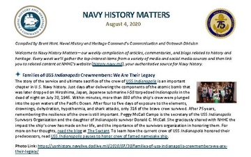 Navy History Matters - 08.04.2020