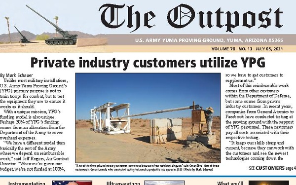 The Outpost - U.S. Army Yuma Proving Ground - July 1, 2021