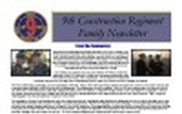 9th Construction Regiment Family Newsletter - 12.11.2009