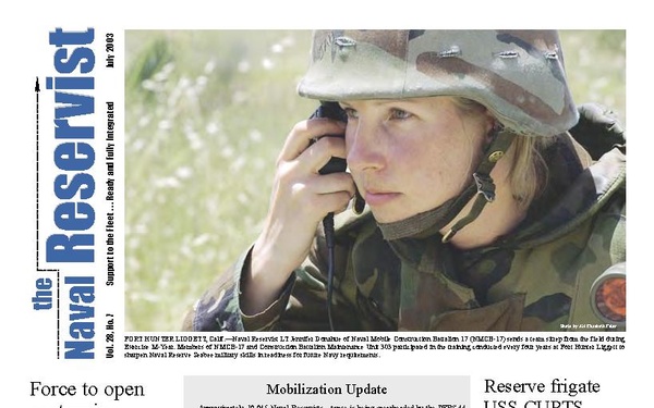 The Navy Reservist - July 1, 2003