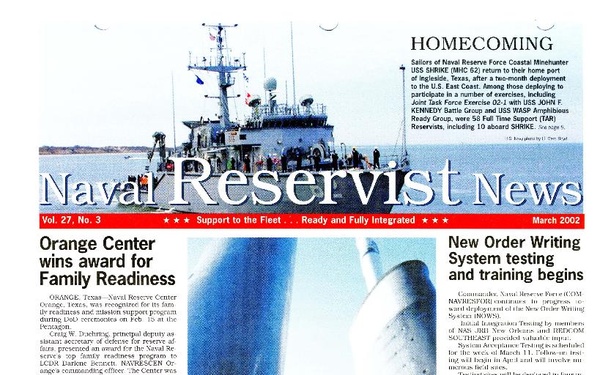 The Navy Reservist - May 1, 2002