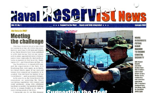 The Navy Reservist - January 1, 2002