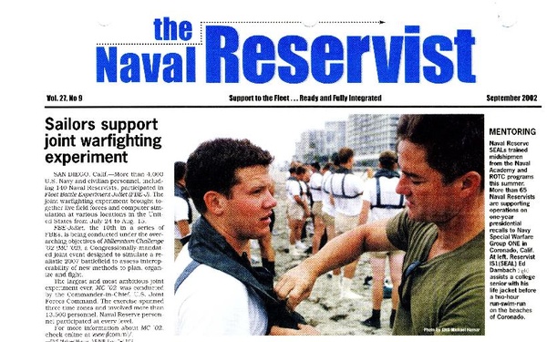 The Navy Reservist - September 1, 2002