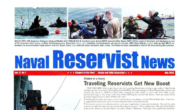The Navy Reservist - July 1, 2002