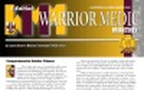 AR-MEDCOM Warrior Medic Monthly Newsletter - March 15, 2010