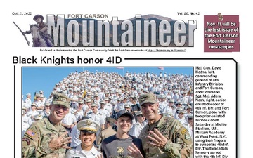 Fort Carson Mountaineer - 10.21.2022