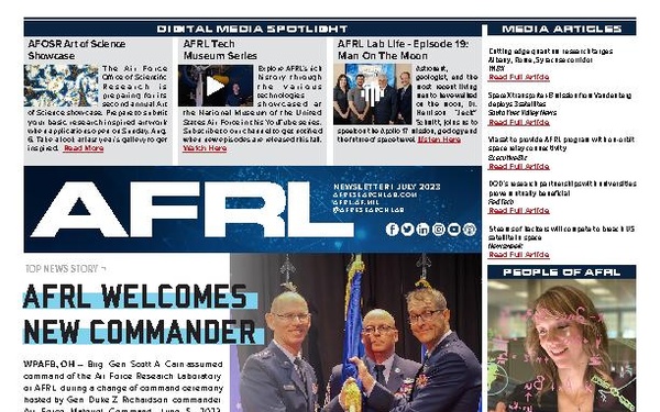 AFRL Newsletter - July 20, 2023