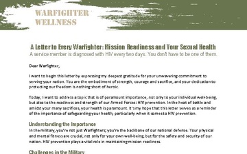 Warfighter Wellness - 12.04.2023