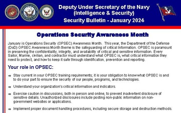 Security Culture Bulletin - 01.17.2024