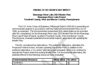 U.S. Army Corps of Engineers Pittsburgh District - Draft Documents - 02.07.2024