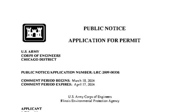 U.S. Army Corps of Engineers, Chicago District - Draft Documents - 03.15.2024