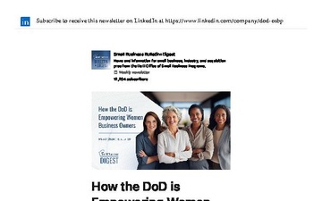 DoD Small Business Bulletin+Digest - 03.29.2024