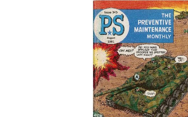 PS: The Preventive Maintenance Magazine - August 1, 1981