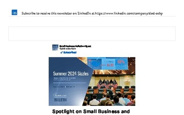 DoD Small Business Bulletin+Digest - 06.14.2024