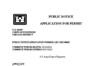 U.S. Army Corps of Engineers, Chicago District - Draft Documents - 08.15.2024