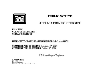 U.S. Army Corps of Engineers, Chicago District - Draft Documents - 09.06.2024