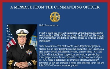 Letter from the Commanding Officer - 07.01.2024