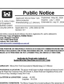 U.S. Army Corps of Engineers, Buffalo District - Draft Documents - 05.30.2024