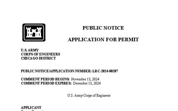 U.S. Army Corps of Engineers, Chicago District - Draft Documents - 11.07.2024