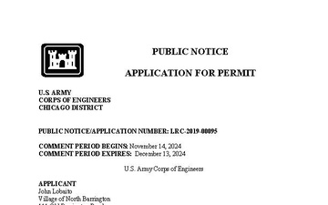 U.S. Army Corps of Engineers, Chicago District - Draft Documents - 11.12.2024