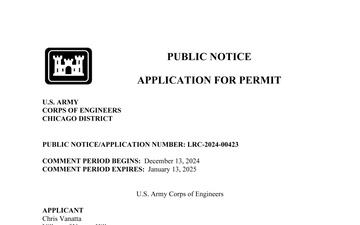 U.S. Army Corps of Engineers, Chicago District - Draft Documents - 12.11.2024