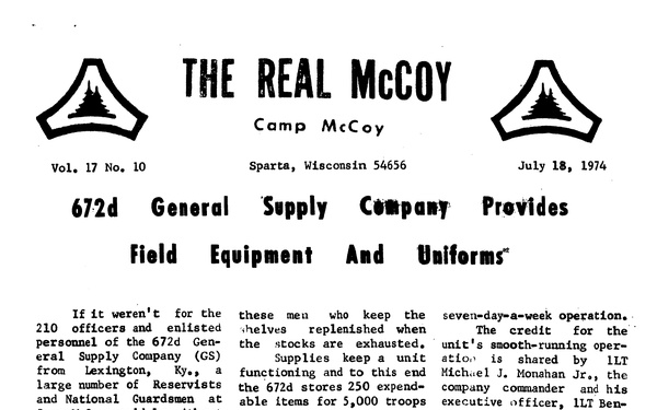 The Real McCoy - July 18, 1974