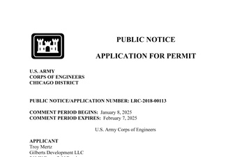 U.S. Army Corps of Engineers, Chicago District - Draft Documents - 01.03.2025