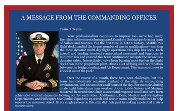 Letter from the Commanding Officer - 02.11.2025