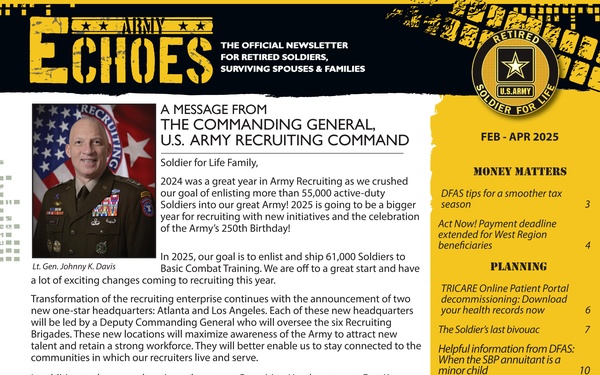 Army Echoes - February 20, 2025