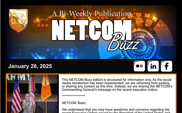 NETCOM Buzz - January 28, 2025