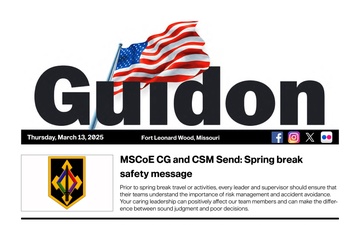 Fort Leonard Wood GUIDON - 03.13.2025