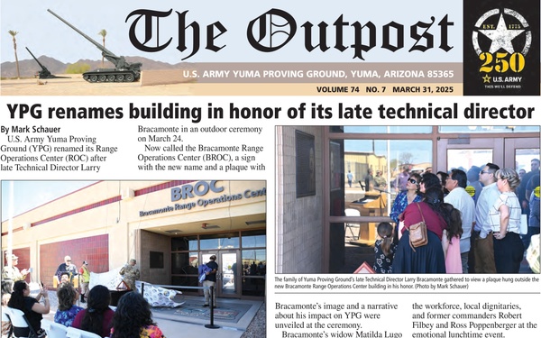 The Outpost - U.S. Army Yuma Proving Ground - March 27, 2025